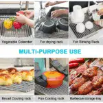 Foldable Stainless Steel Roll-Up Dish Drying Rack - Image 6